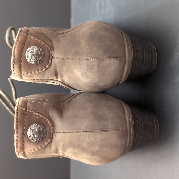 Rockport Woman's Brown Leather Chukka Ankle Booties,Size 7.5 - Picture 5 of 12